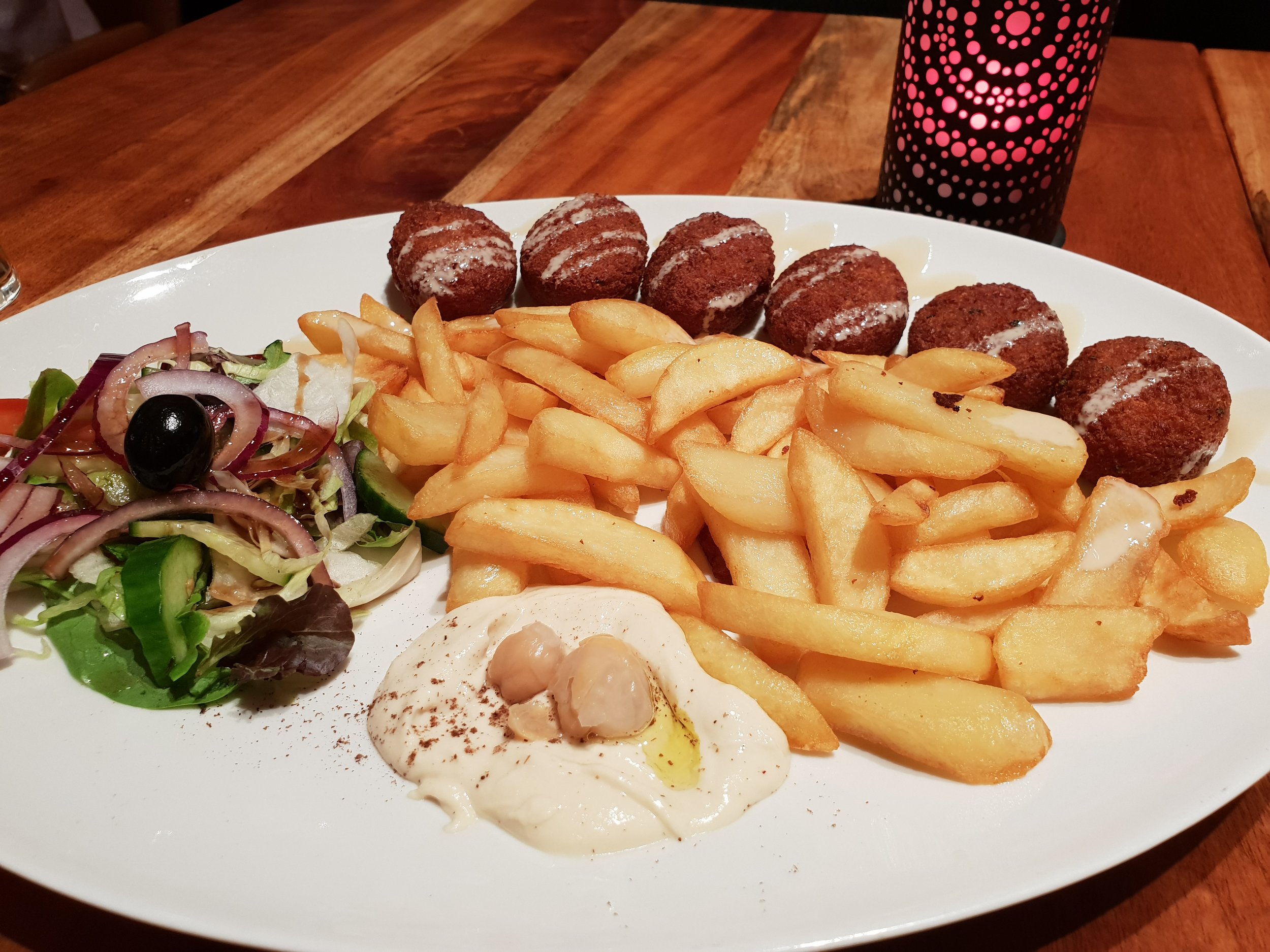 The Falafel platter