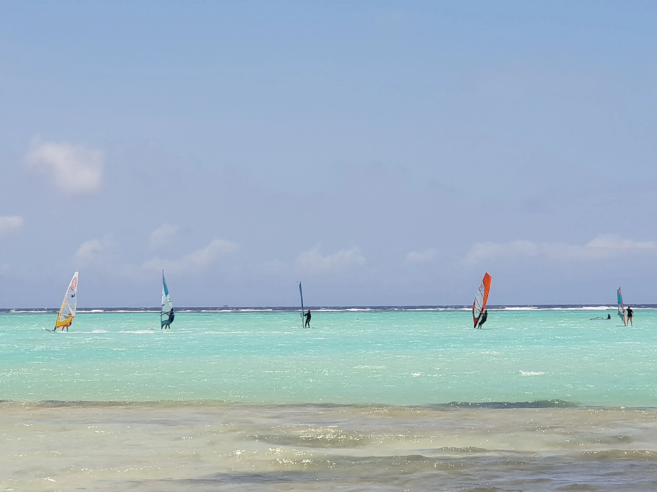 The Sorobon beach front