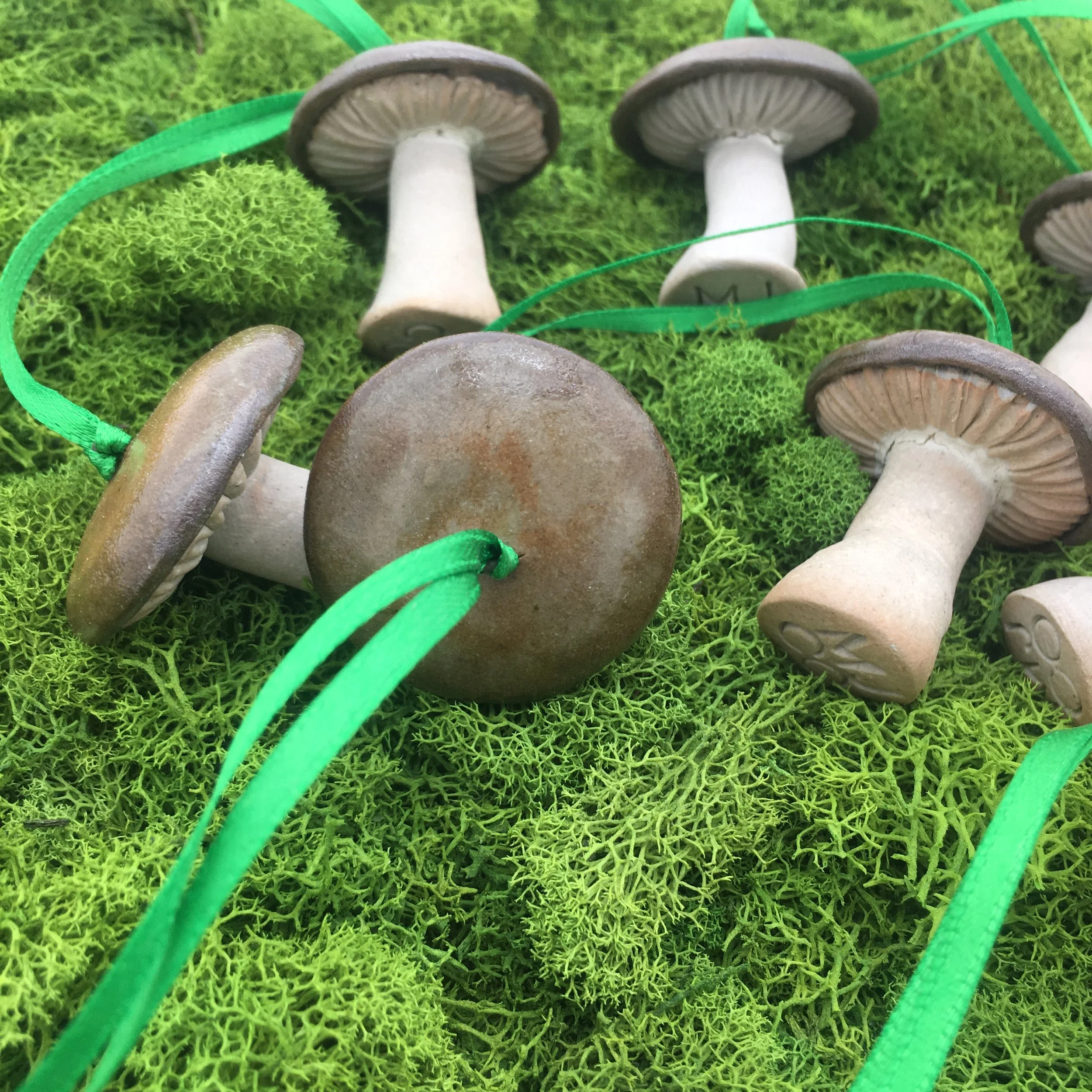ceramic mushroom ornaments