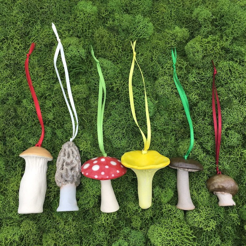 Pottery Stamp, mushroom design - multiple sizes
