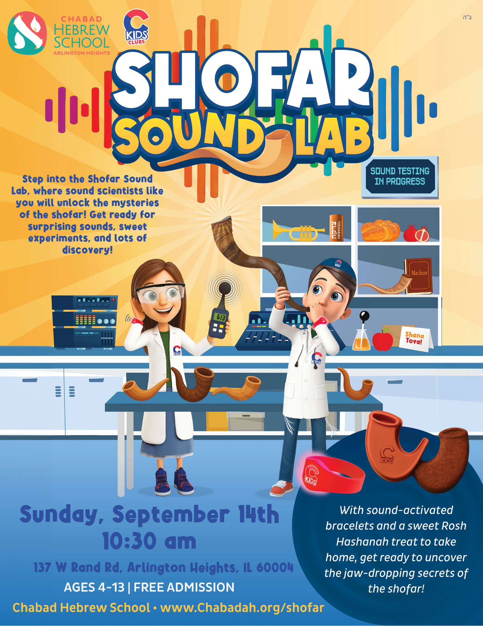 Shofar Sound Lab — Chabad Jewish Center of Arlington Heights
