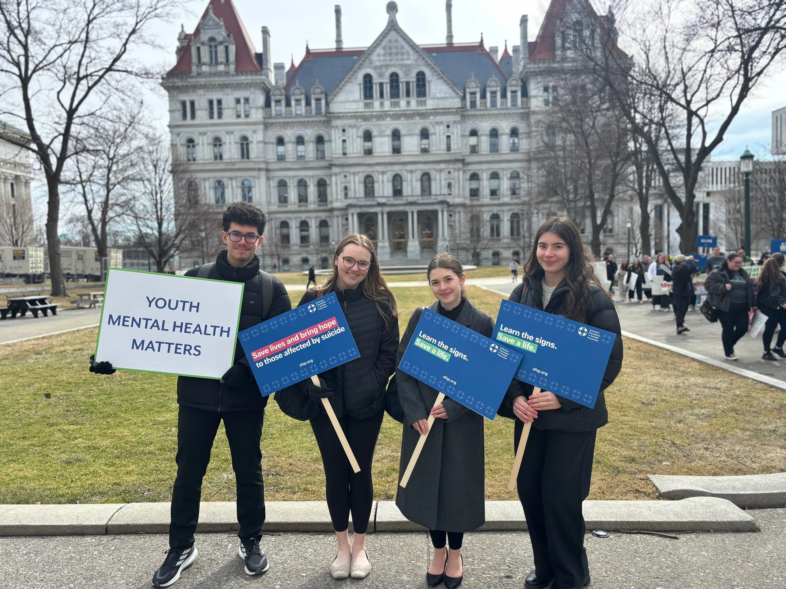 Pelham Teens Advocate for Mental Health at the State Capitol