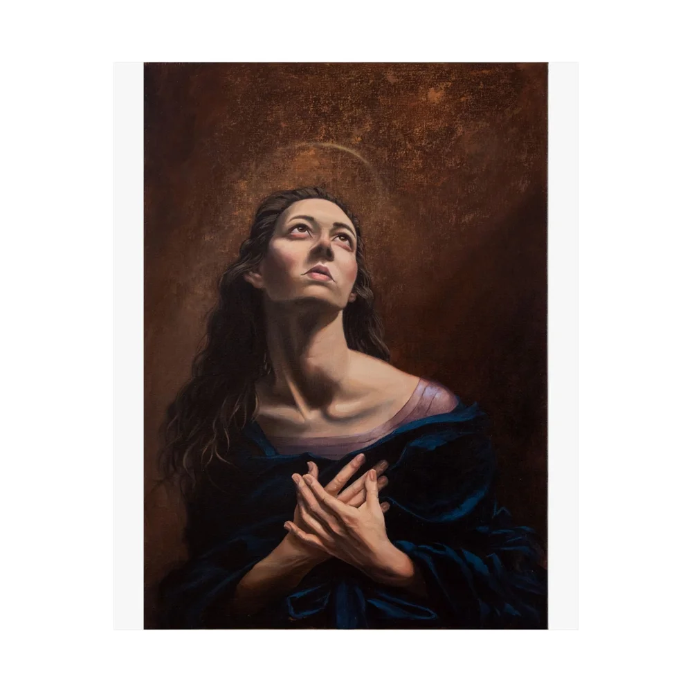 Mary Magdalene in Ecstasy - Satin Poster (210gsm) — William Rerick