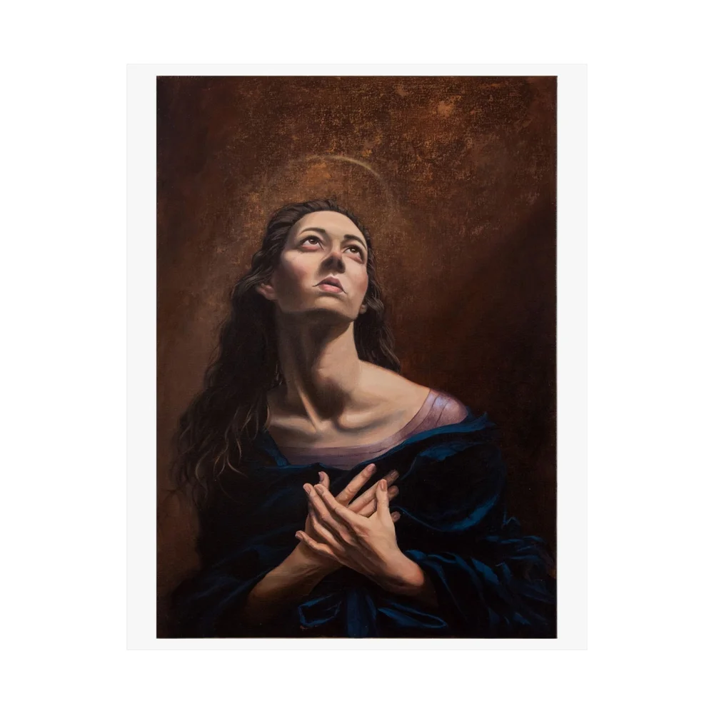 Mary Magdalene in Ecstasy - Satin Poster (210gsm) — William Rerick