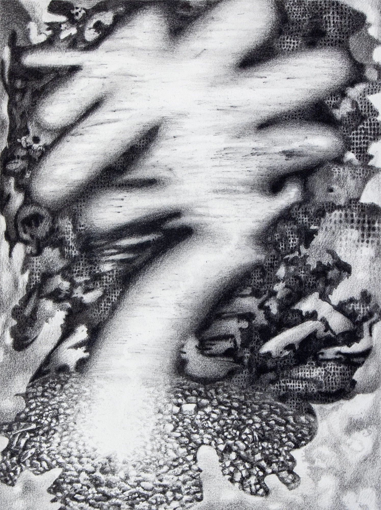 Light of Desire  
Drawing on Paper, 12x9 inches, 2021