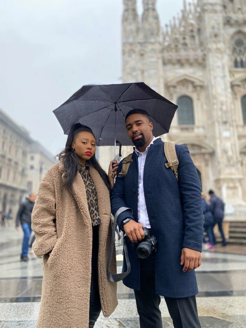 Catori and Jeff Take Milan