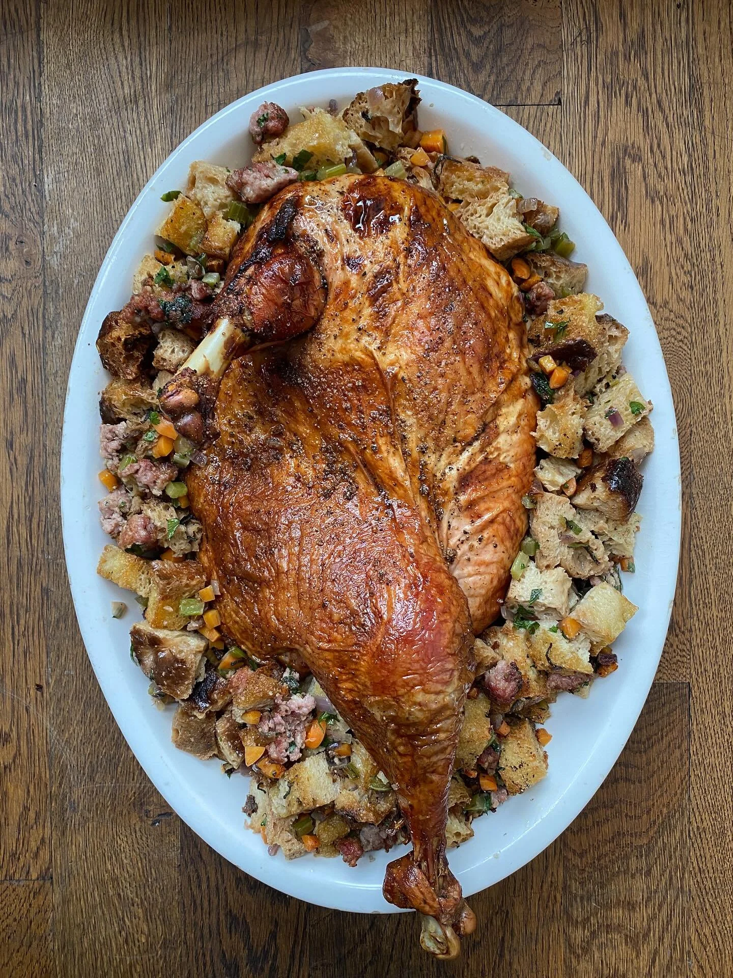 Today is the day to start placing your orders for Thanksgiving. Dinners are sold for four or eight people that are ready to reheat so you look like a rockstar so you can spend your time with family and friends! Turkey, gravy, stuffing, cranberry sauc