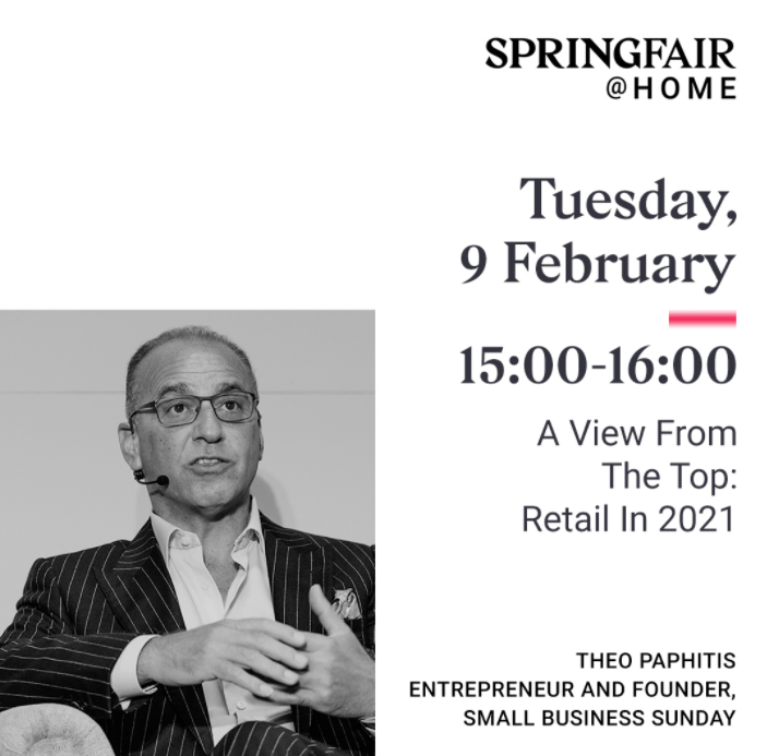 Theo speaks at Spring Fair @ Home on all things retail