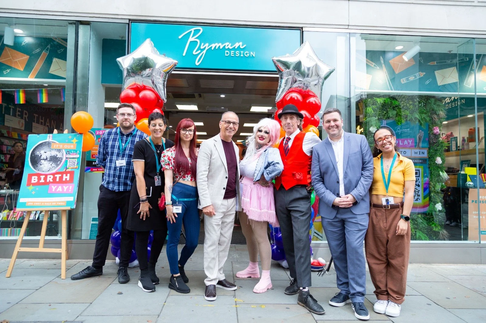 Ryman Design Celebrates its First Birthday with a Colourful Celebration at Cheapside