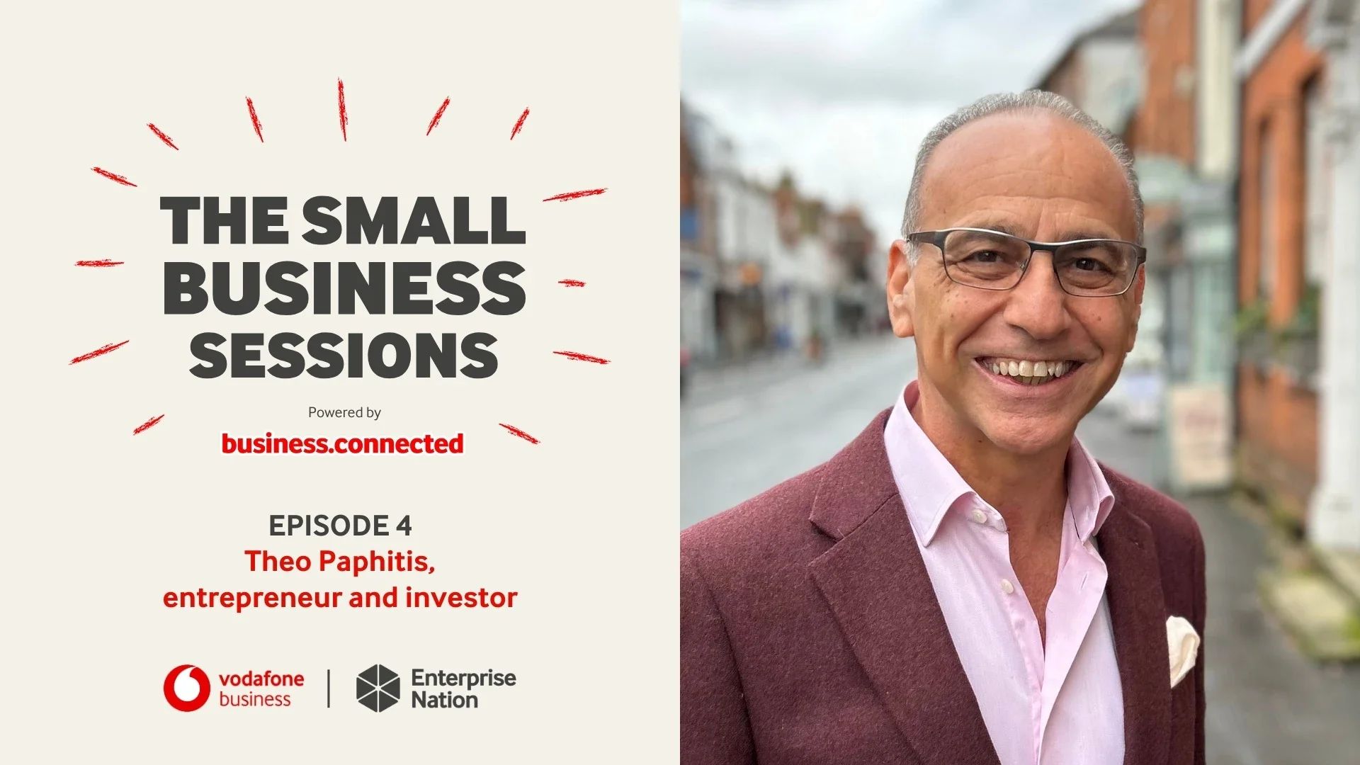 Theo Paphitis Joins Enterprise Nation’s Dan Martin on the Small Business Sessions Podcast