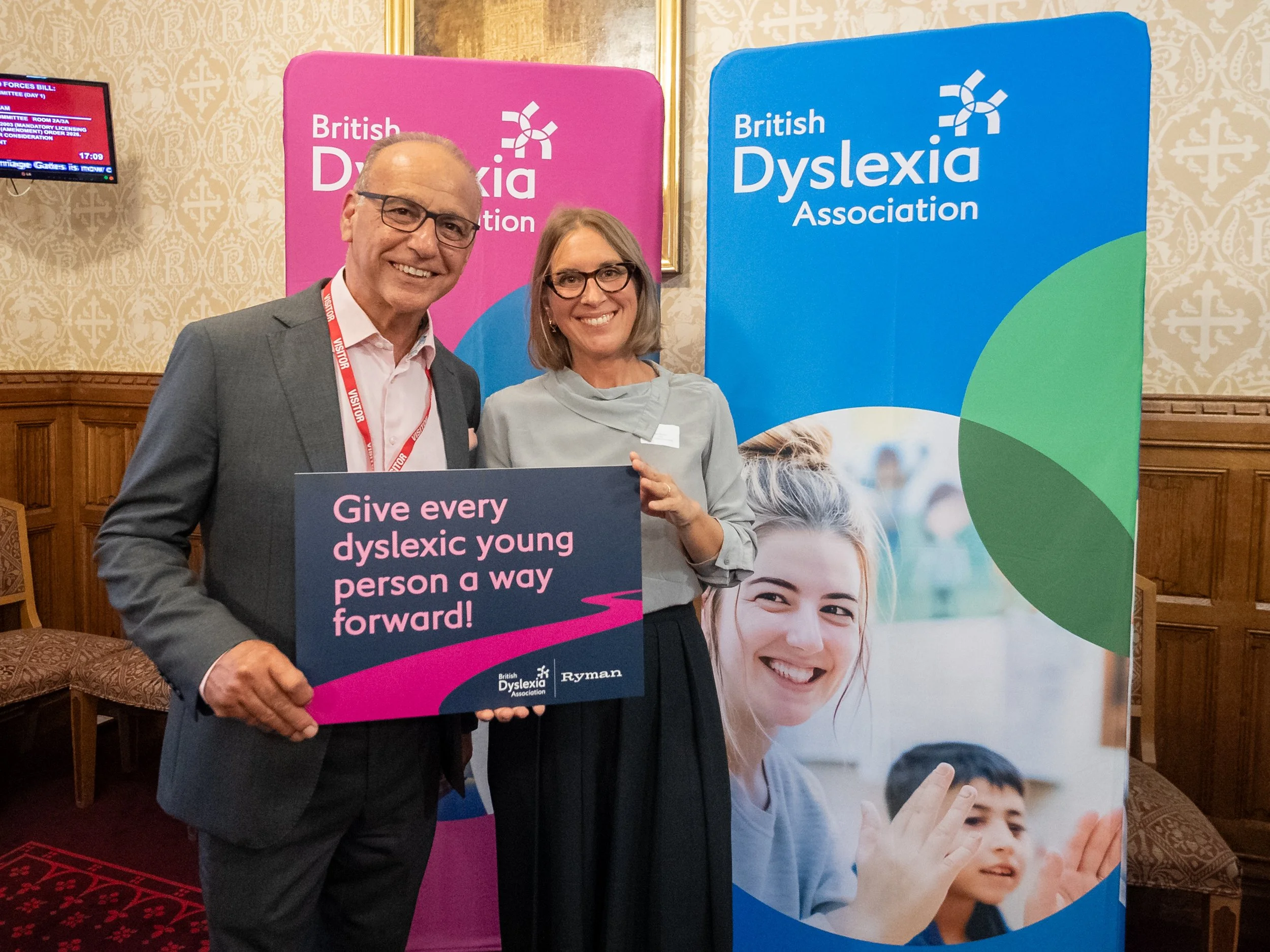 Theo Hosts House of Lords Reception to Launch British Dyslexia Association Report