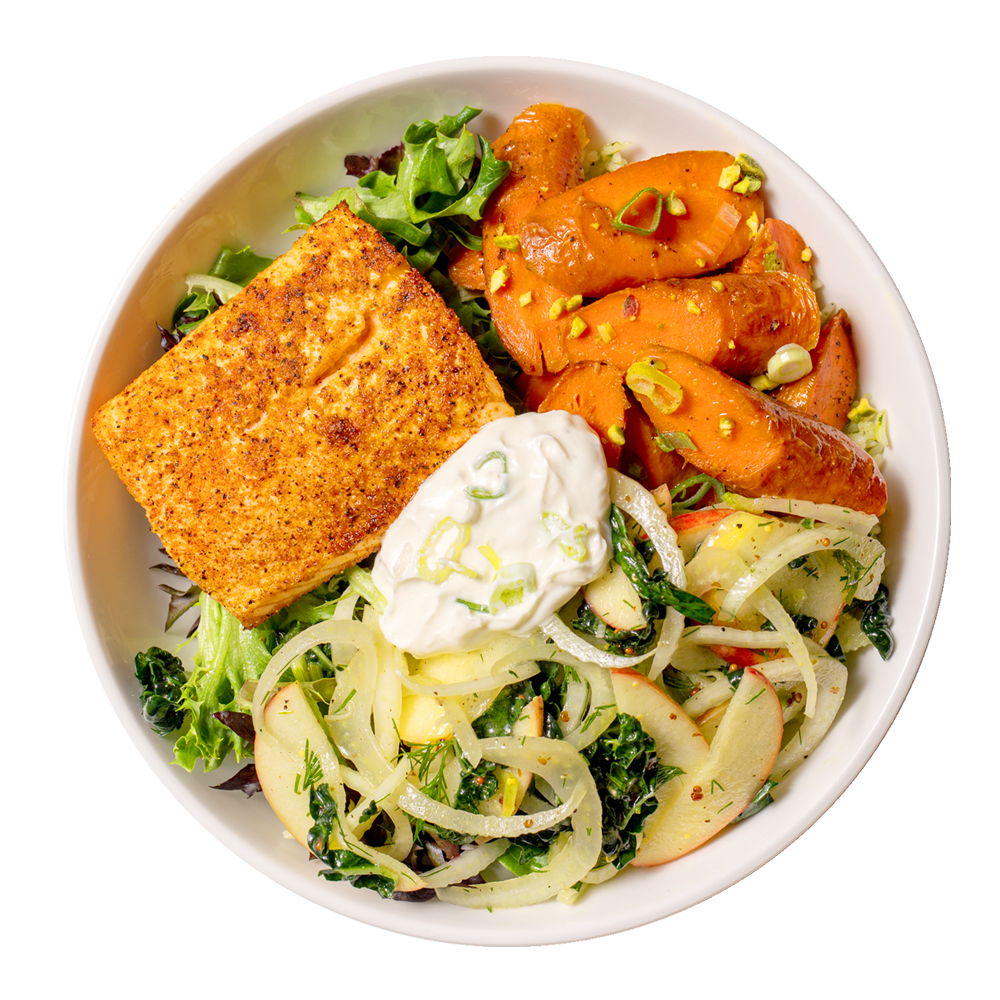 Salmon Apple Fennel Bowl