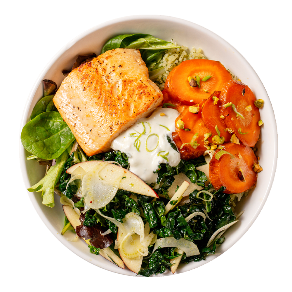 Salmon Apple Fennel Bowl
