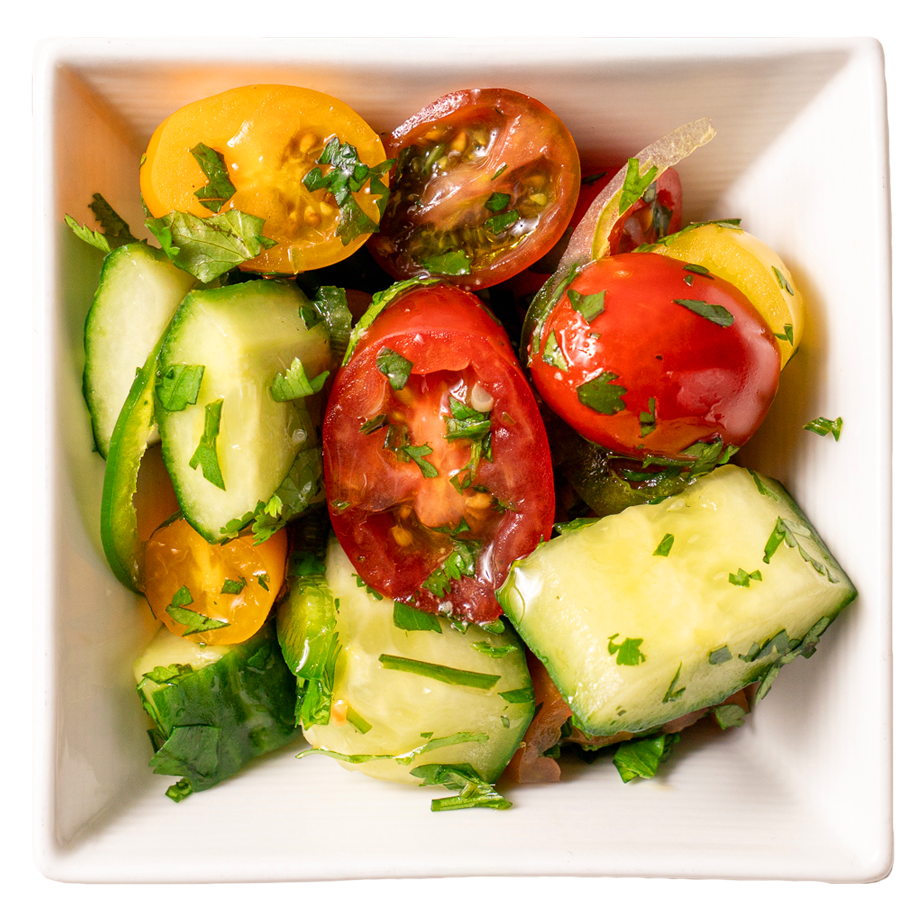 Chunky Tomato Cucumber Salad