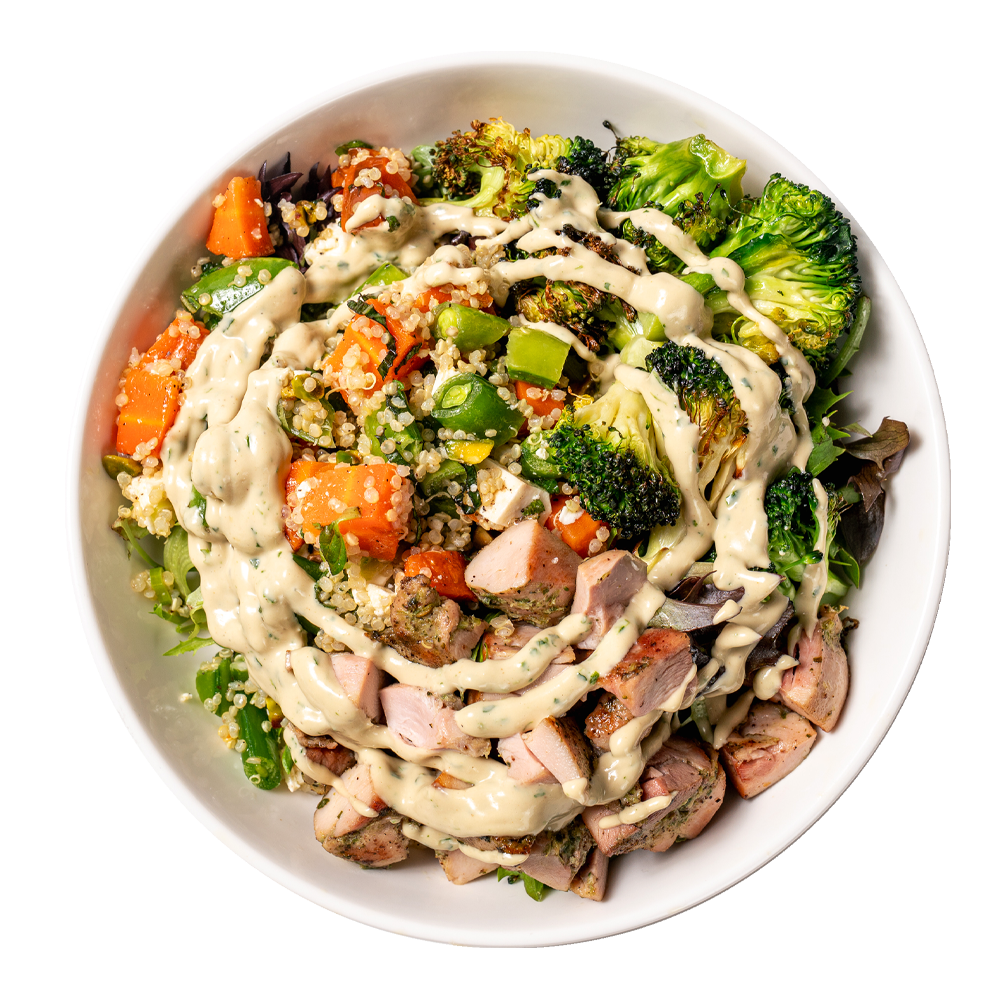 Lemon Tahini Chicken Bowl 
