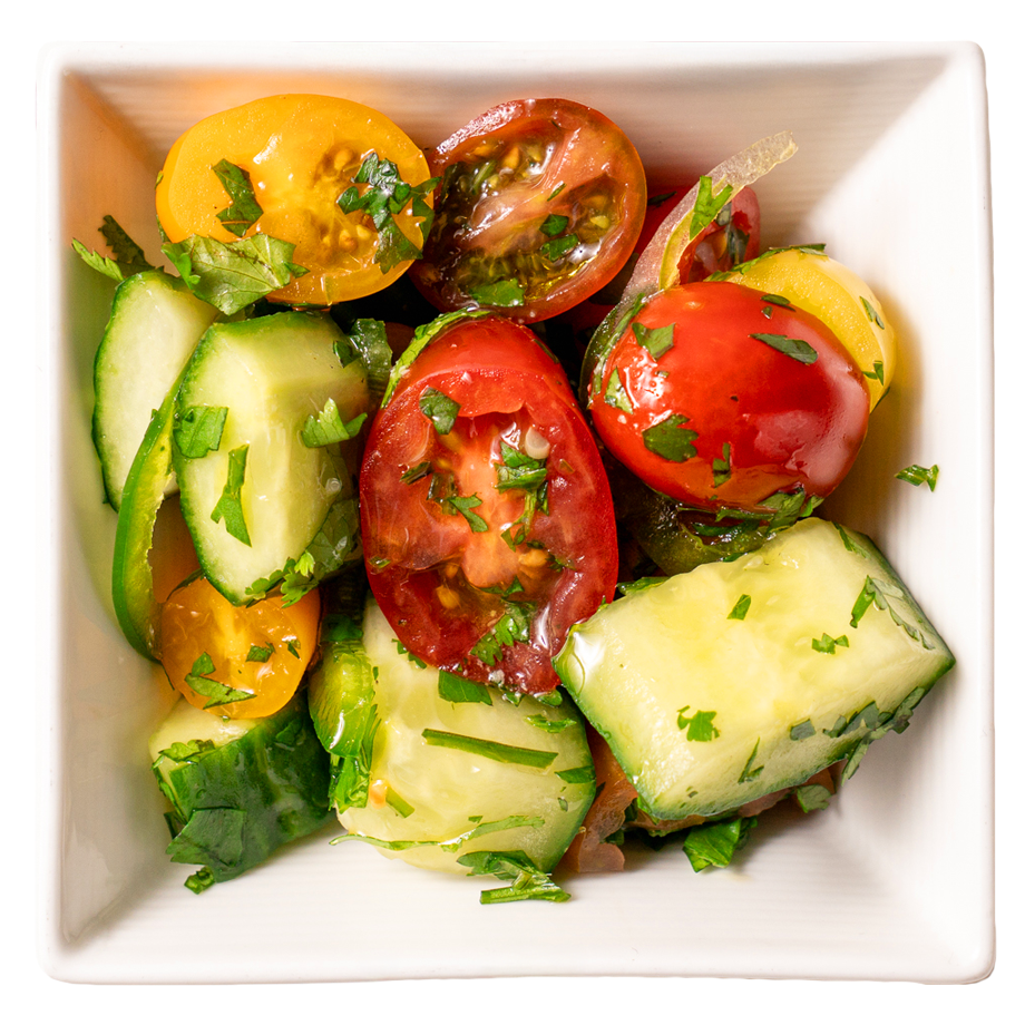 Chunky Tomato Cucumber Salad