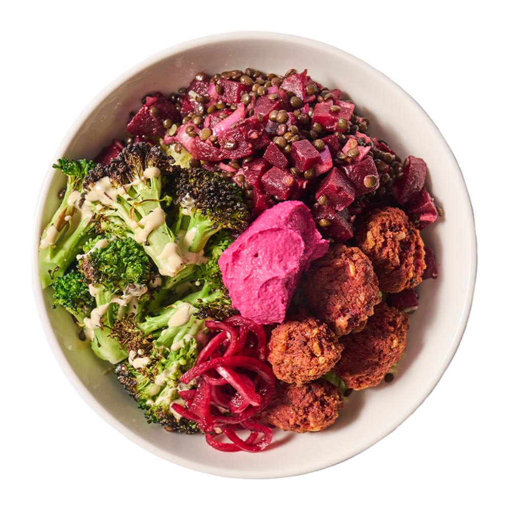 Beet Falafel Bowl