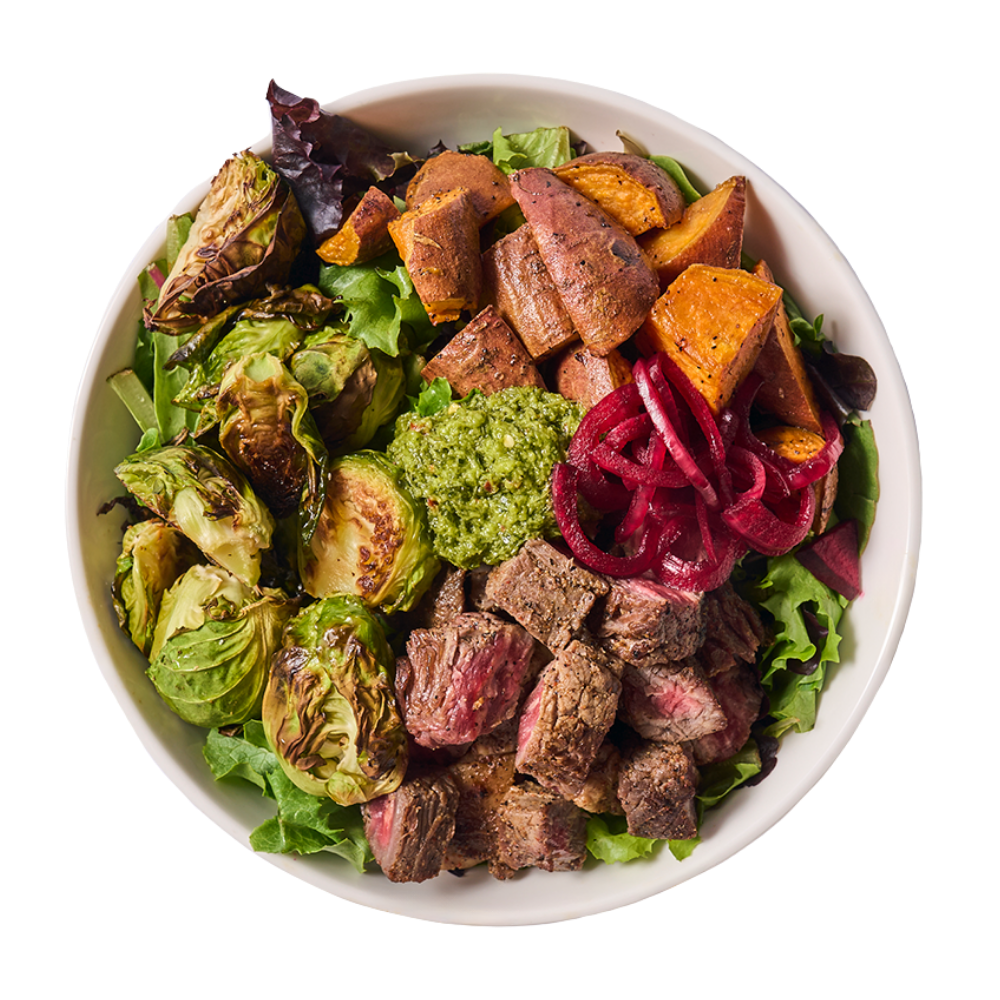 Steak* & Brussels Bowl