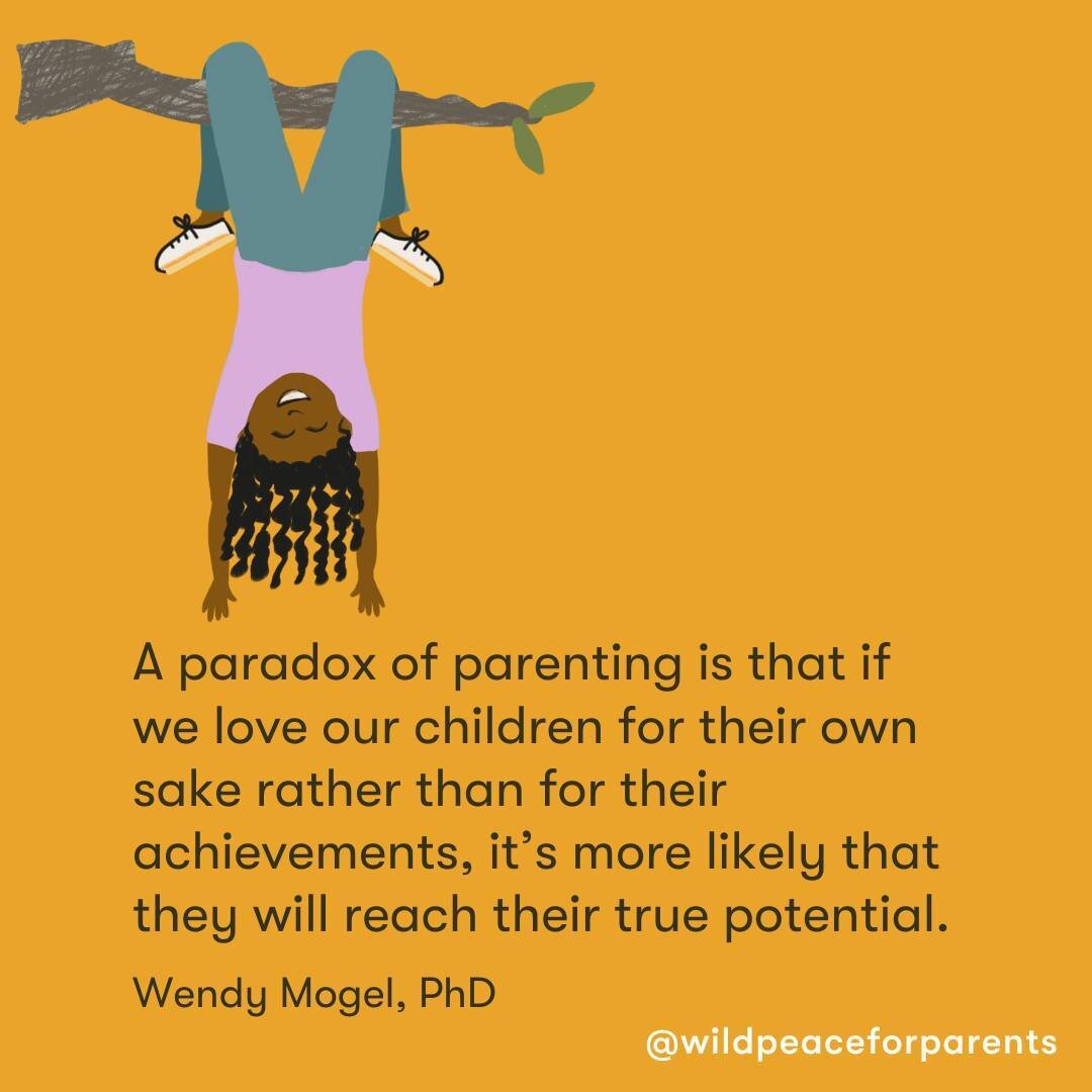 There is so much pressure on parents these days. In a world where expectations are high and stress is even higher, this is a friendly reminder that we can't control the outcome (so don't burn yourself out trying!).⁠
⁠
Wendy Mogel, who wrote a fantast