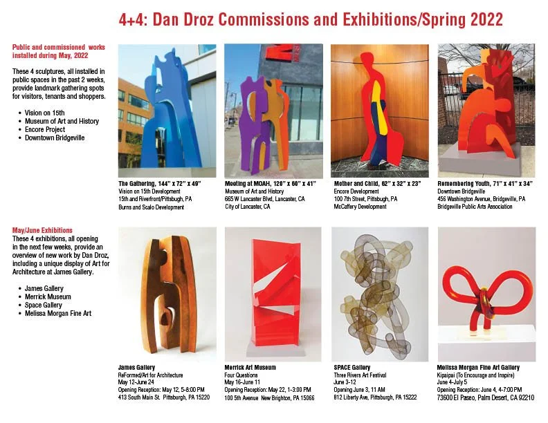 Droz Shows in 8 Venues