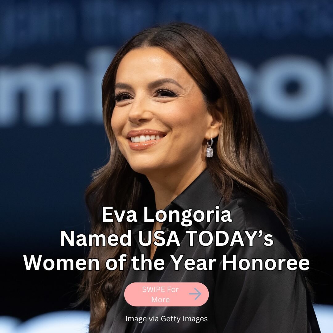 Eva Longoria has been named one of USA TODAY&rsquo;s 2024 women of the year. This award honors 60 women for their achievement and using their voices to push for change and equality. Women rock! 🎬👑#evalongoria #talent