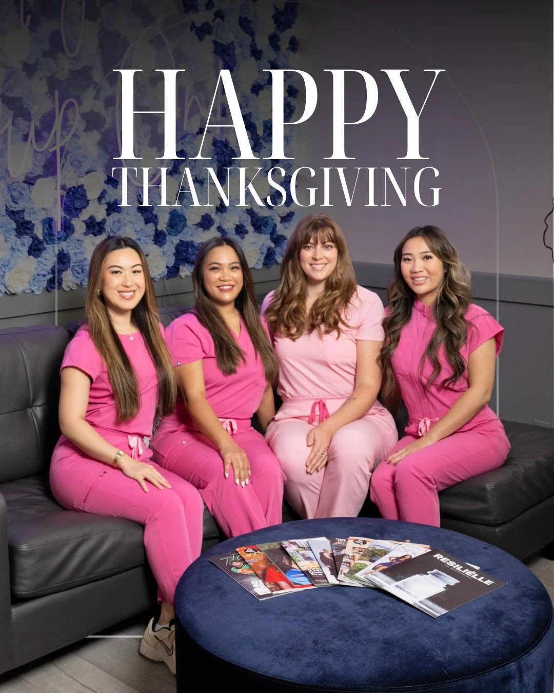 Fuel up on family, food, and gratitude today! Happy Thanksgiving from Destiny Drip Bar!
We are closed today, but don't worry&mdash;we'll be open tomorrow during normal business hours to help you recover from that food coma! 😉

See you Friday! 🧡

#T