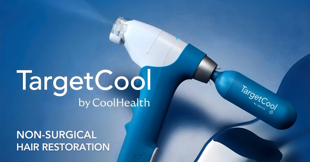 Non-Surgical Hair Restoration using TargetCool and Protein-Rich Exosomes available at Destiny Drip Bar in Southlake, Texas