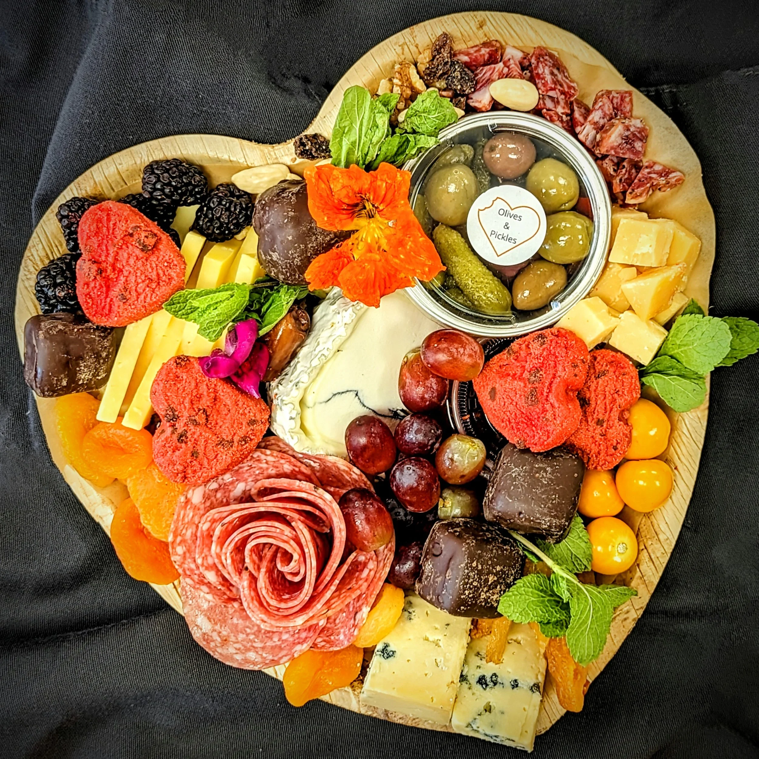 Cheese and Chocolate - the Perfect Pair! A charcuterie board arranging workshop with Life. Love. Cheese. 