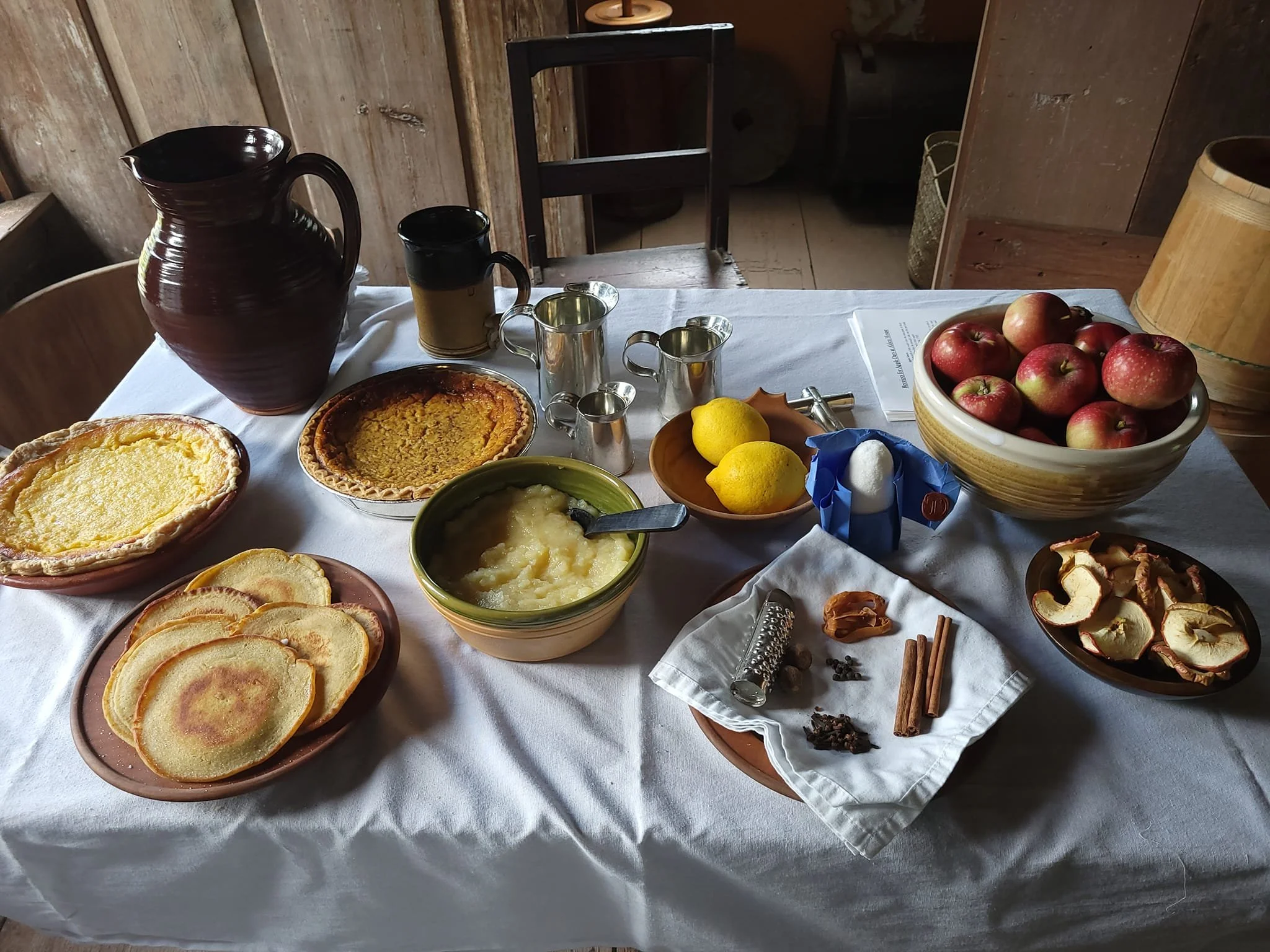 An Ordinary Bill of Fare Colonial Tavern Food