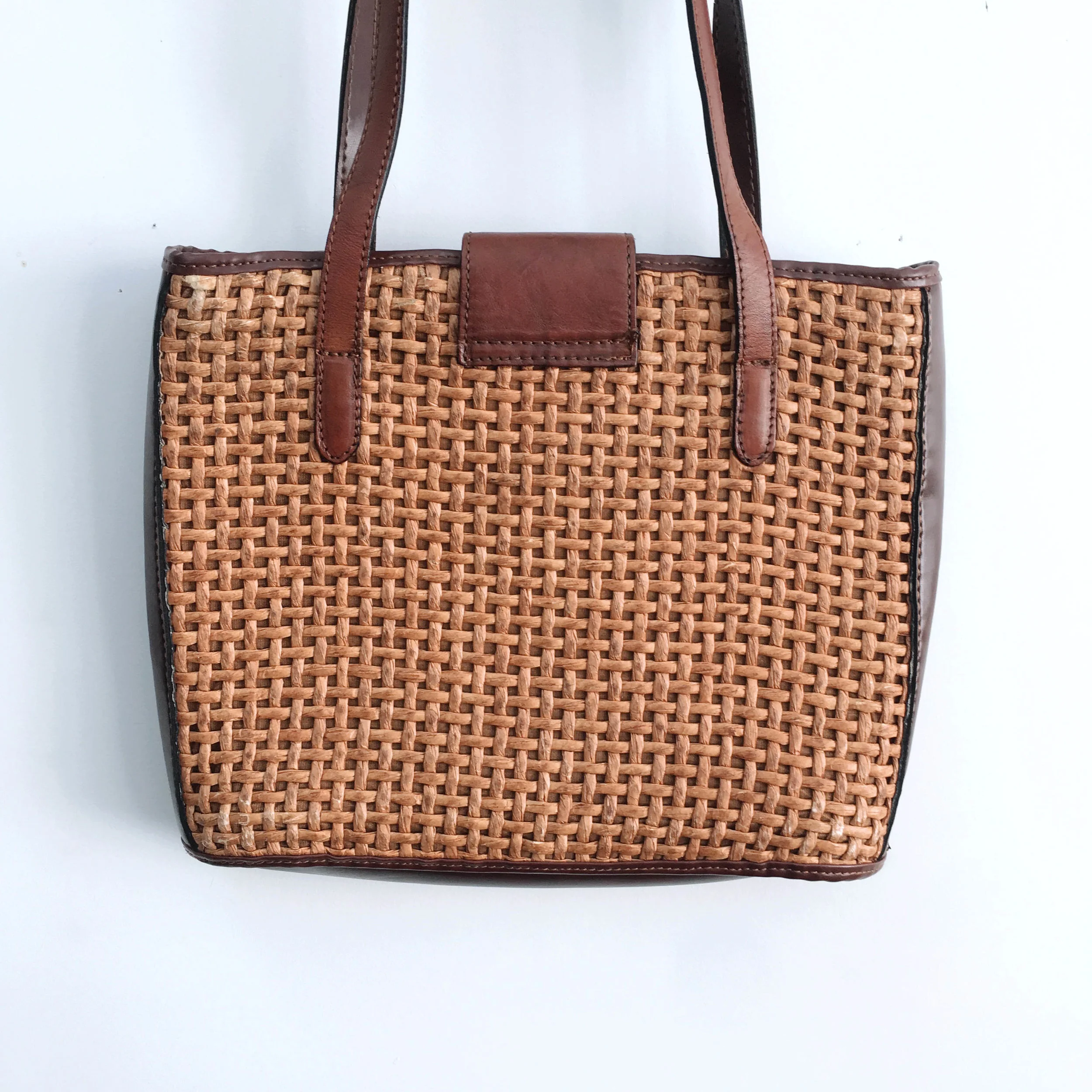 vintage woven bag