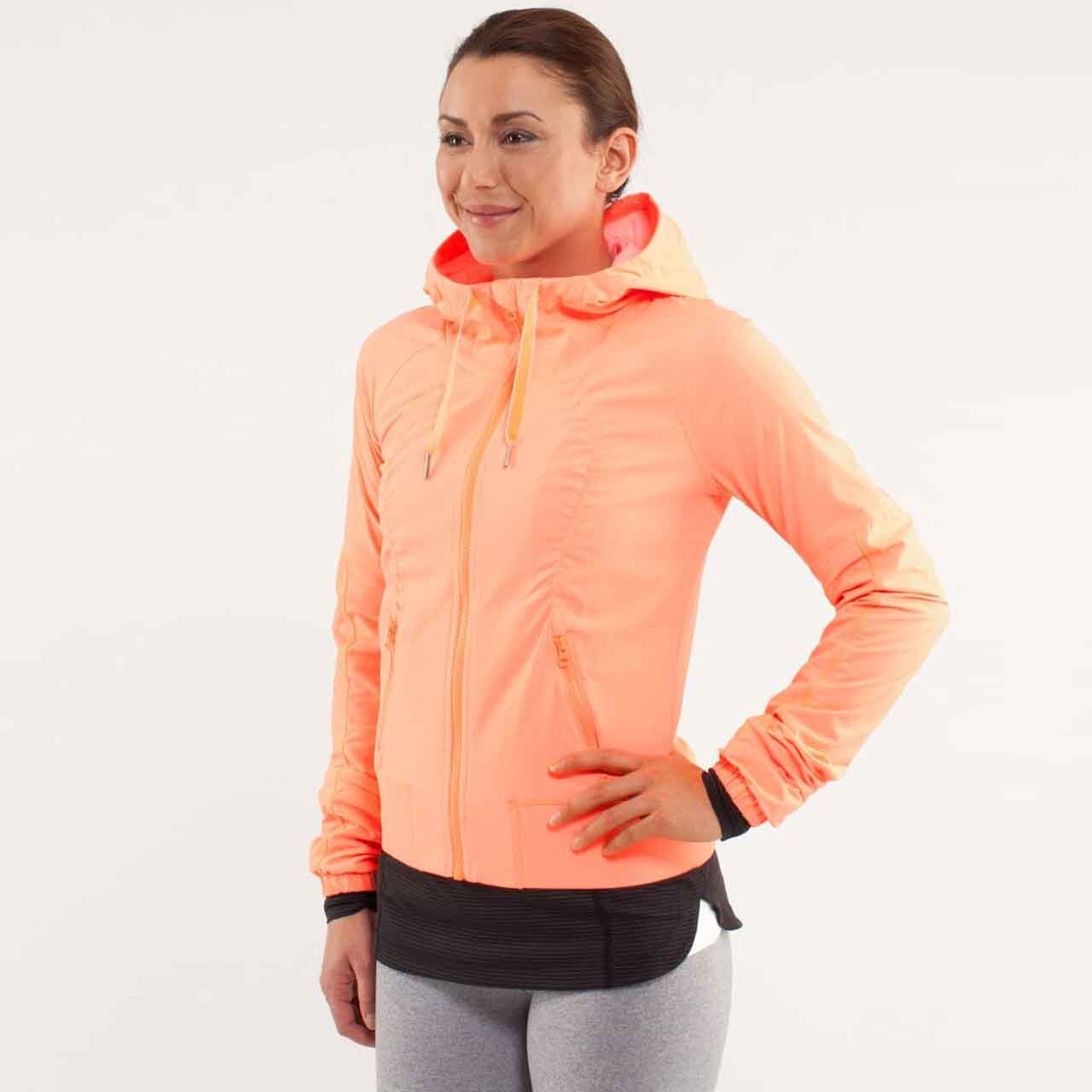 lululemon orange jacket