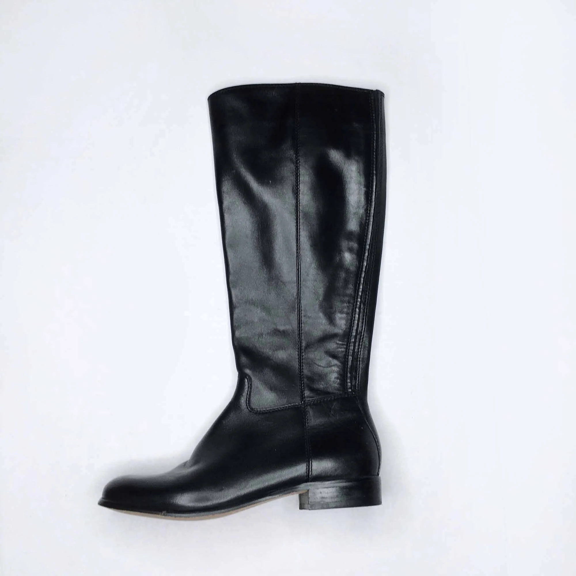 leather riding boots size 7