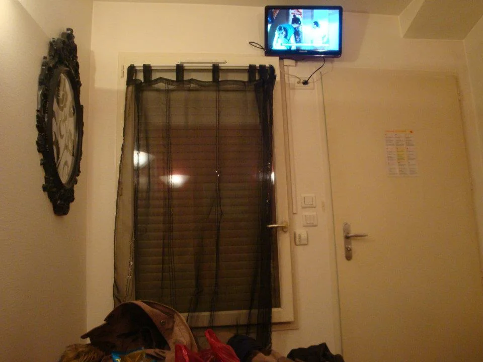 Very space-economical hotel in Lyon.