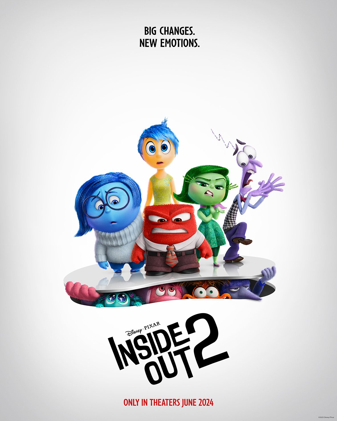 INSIDE OUT 2 😒😁😍🤣😖😵😕😤😡🥲😃 PG 2024 ‧ Family/Comedy ‧ 1h 36m