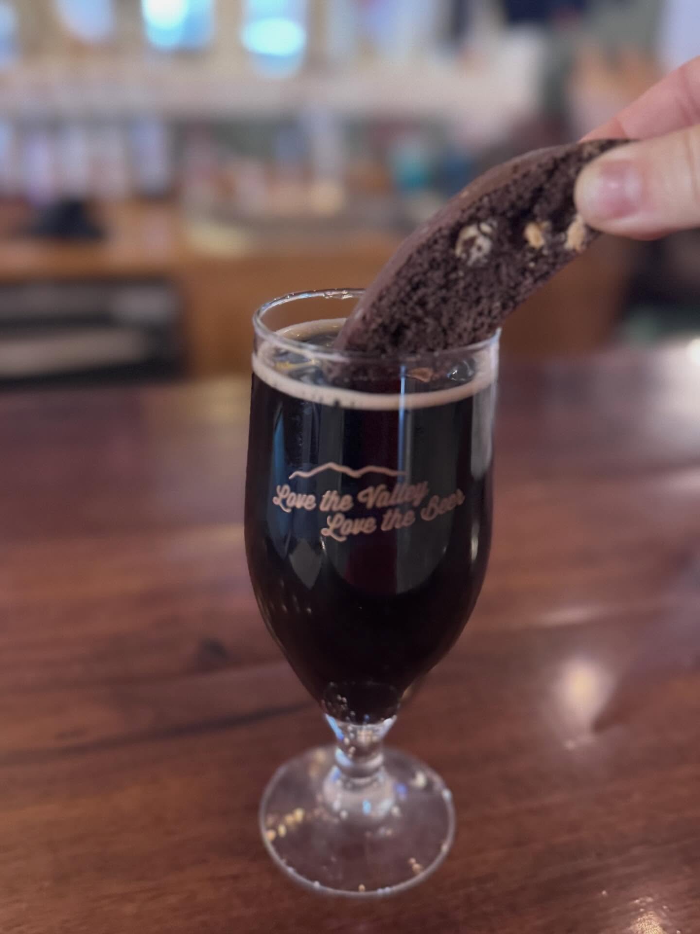 Don&rsquo;t take it from us, but we hear that this biscotti goes great in our Bear Tracks Peanut Butter Porter!