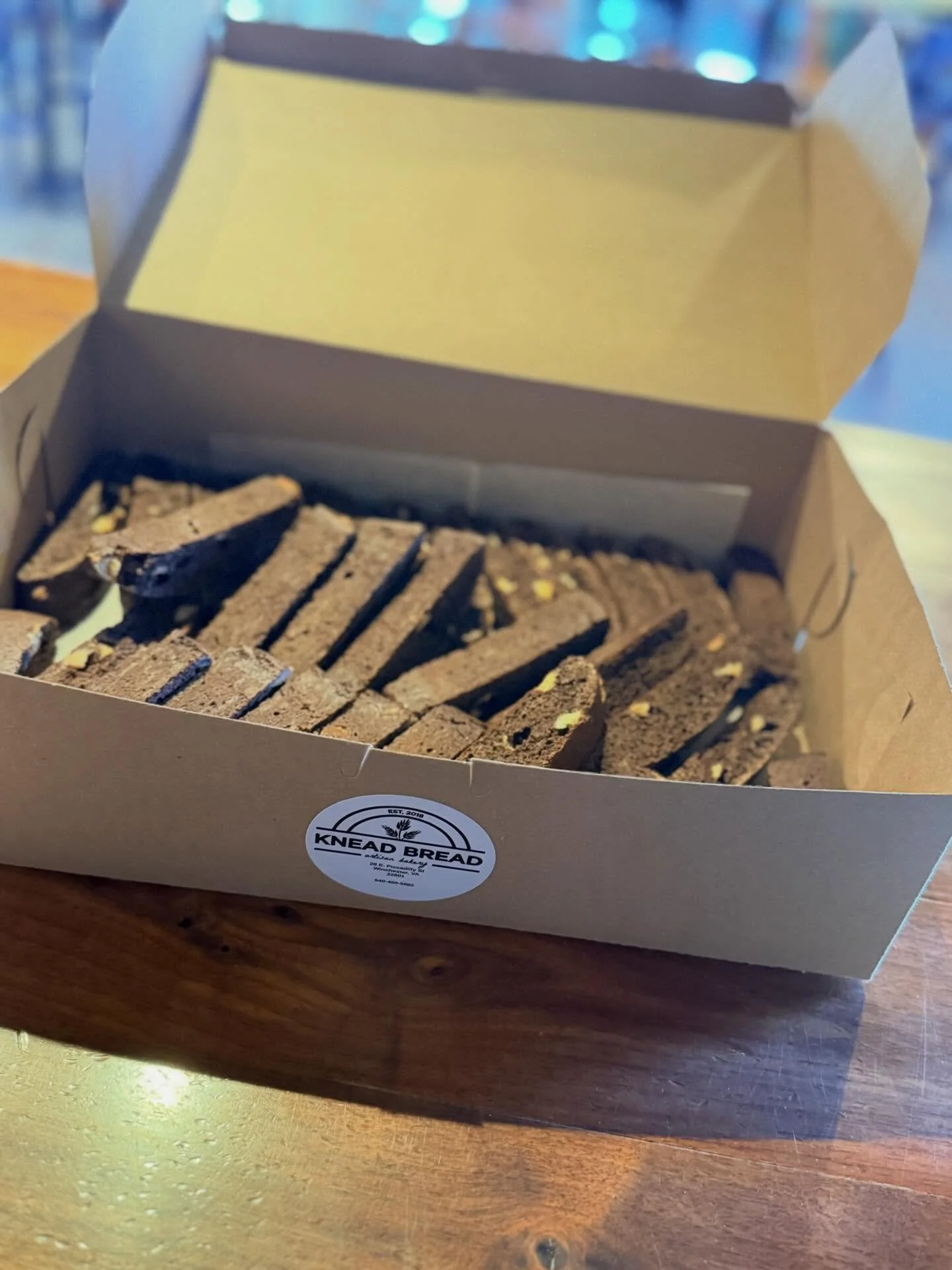 This just in! We&rsquo;ve got a tasty looking biscotti from @knead_breadllc! Don&rsquo;t forget to grab your cookie box from @bcm_workingmans_store and get to walking. Thanks @friendsofoldtownwinc!