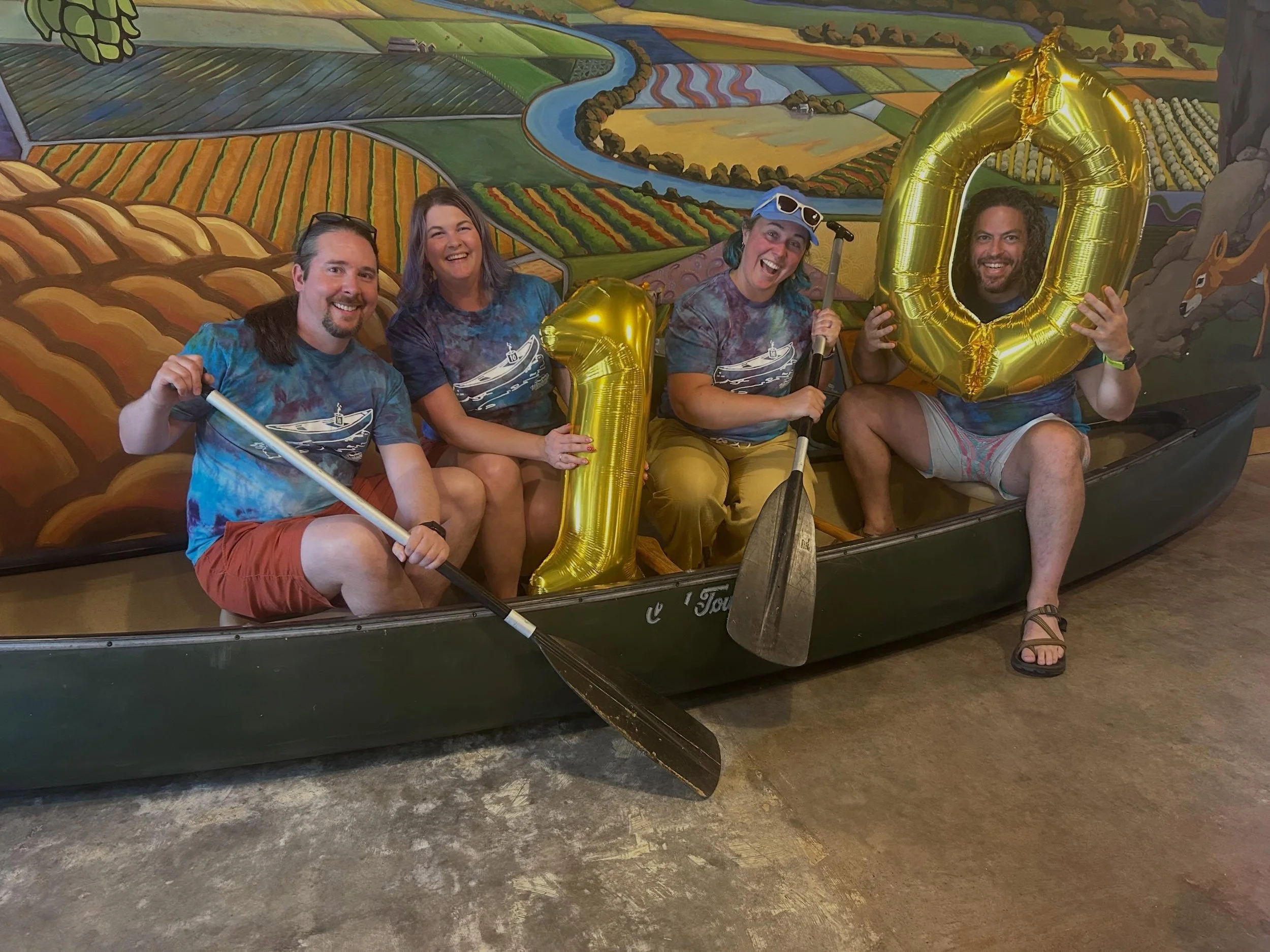 Wow! I can&rsquo;t believe it&rsquo;s been 10 years! Come hang out with us! We&rsquo;re celebrating 10 years with amazing beers that we had ten years ago to the day, Canoe Love Cream Ale, Cascade Falls IPA, Fire Road Smoked Chipotle Porter, and Mango