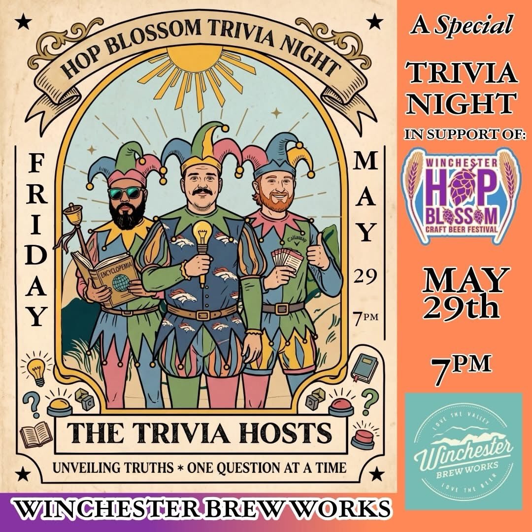 Yesterday started off our Hop Blossom festivities with a showing of Thir13en Ghosts at the Alamo hosted by @psychocinema540, let&rsquo;s keep it going! 

Join us in the taproom this Friday for Hop Blossom Trivia hosted by Casey Turben! Be prepared fo