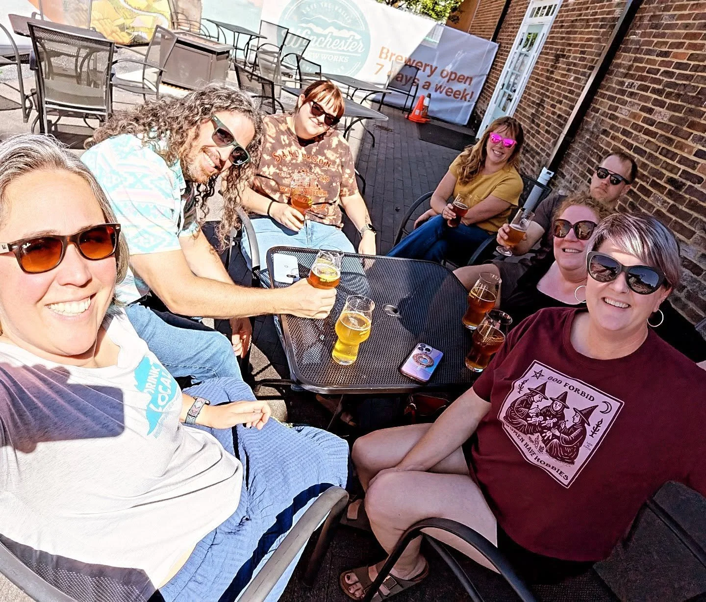 New patio is big enough for groups of all sizes. Just sayin. 

Happy summer! 🍻