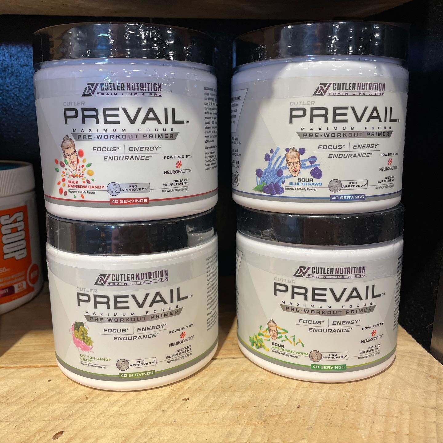 If you love Batch 27 by TC Nutrition, then you&rsquo;ll love Prevail by @cutlernutrition! Prevail is a game changer pre-workout crafted with both nootropics and stimulants at researches doses for controlled energy and maximum focus. 4 flavors to choo