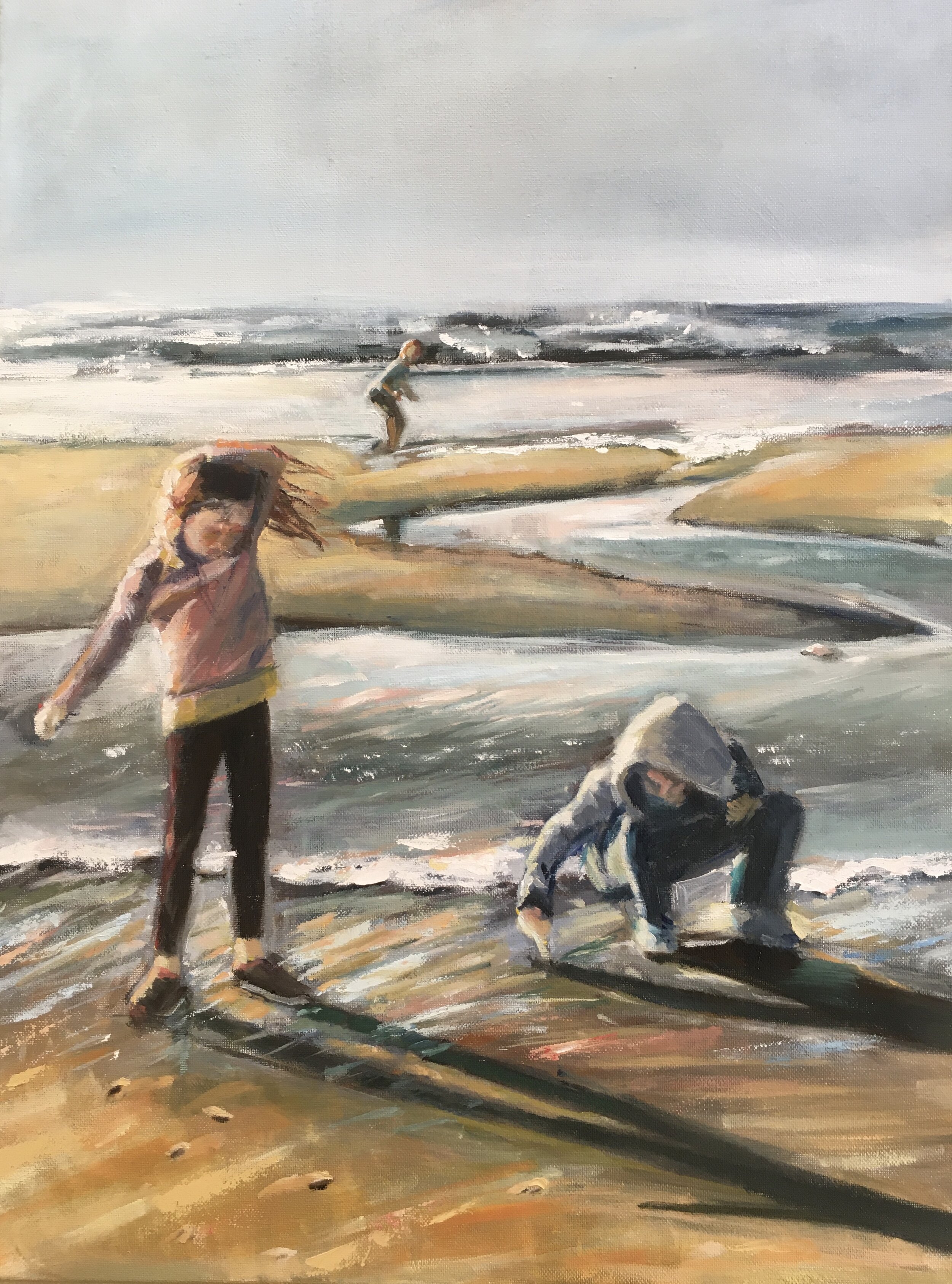 Childern on Beach