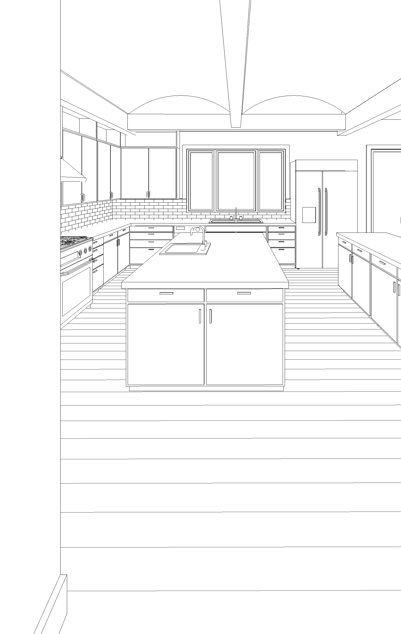 Leneve - 02 - 3D View - INTERIOR-KITCHEN FROM HALL.jpg