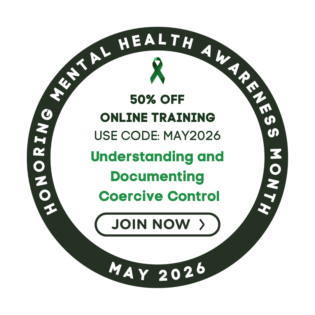 WomenSV Coercive Control Course 50% Off Sale Honoring Mental Health Awareness Month - Use code MAY2026