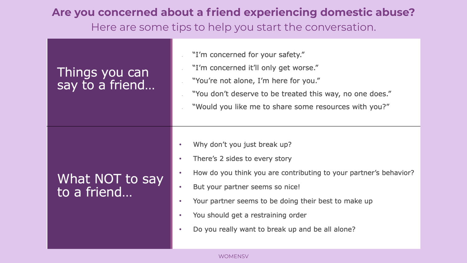 How to Help a Friend Experiencing Domestic Abuse: Tips from Ruth ...