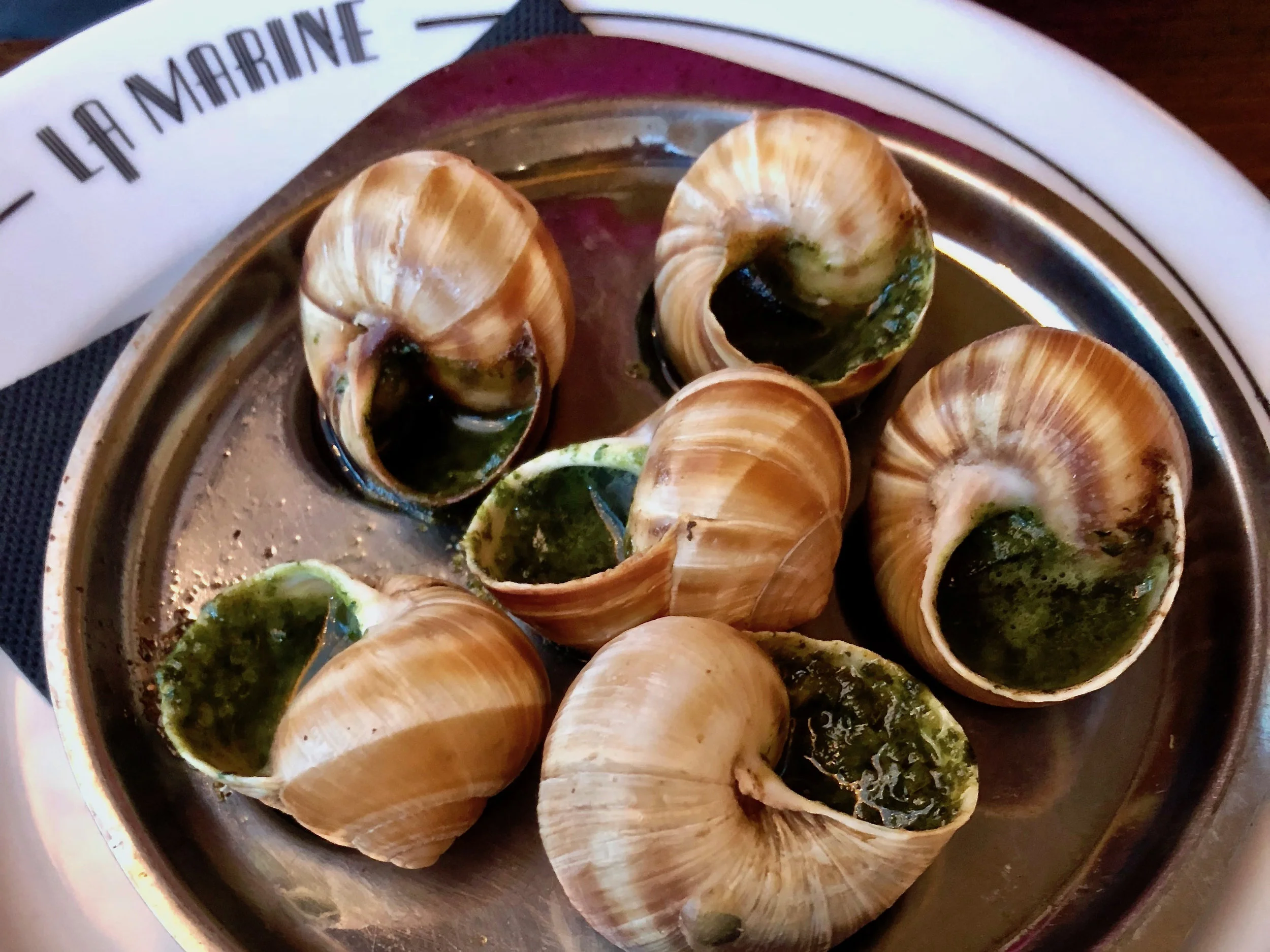 Escargot at La Marine