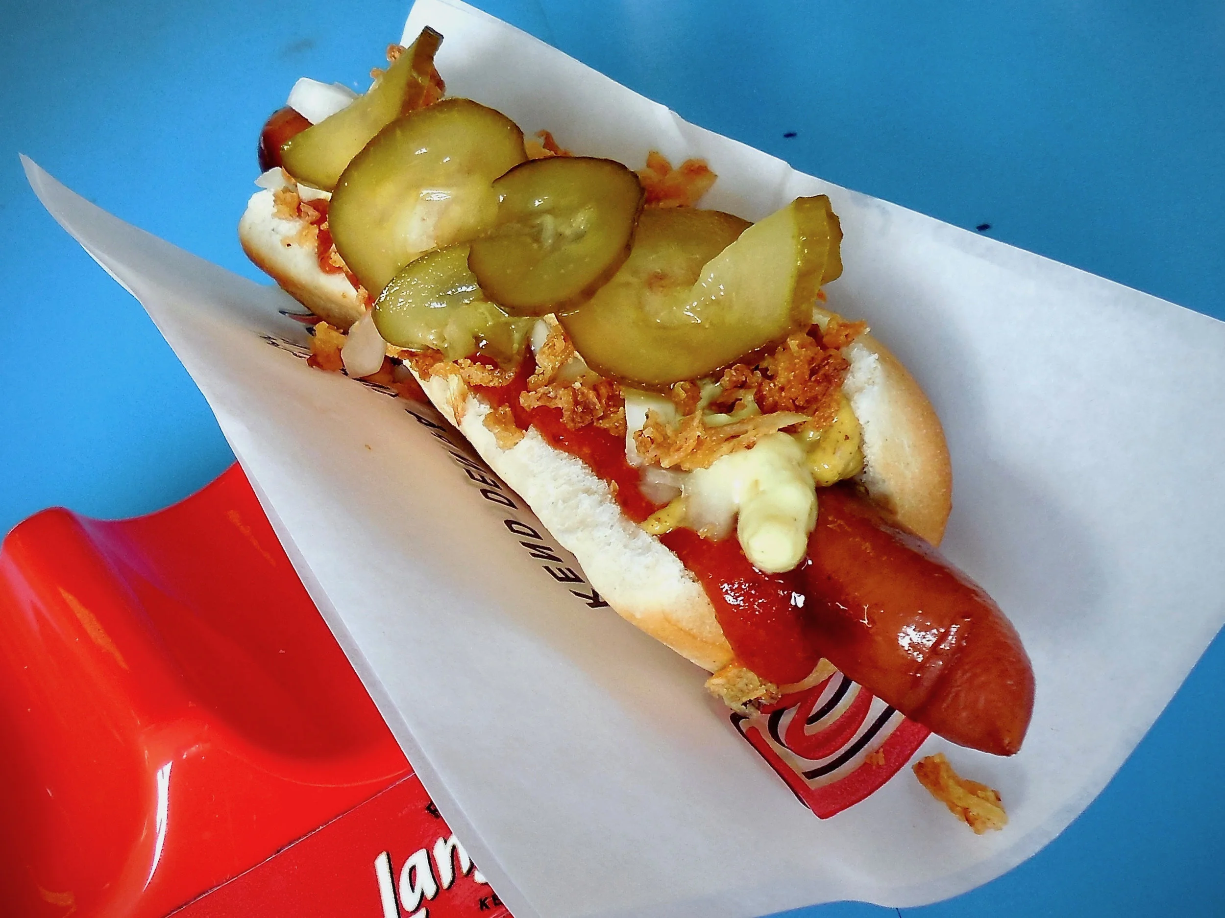 A pølse, or Danish hotdog