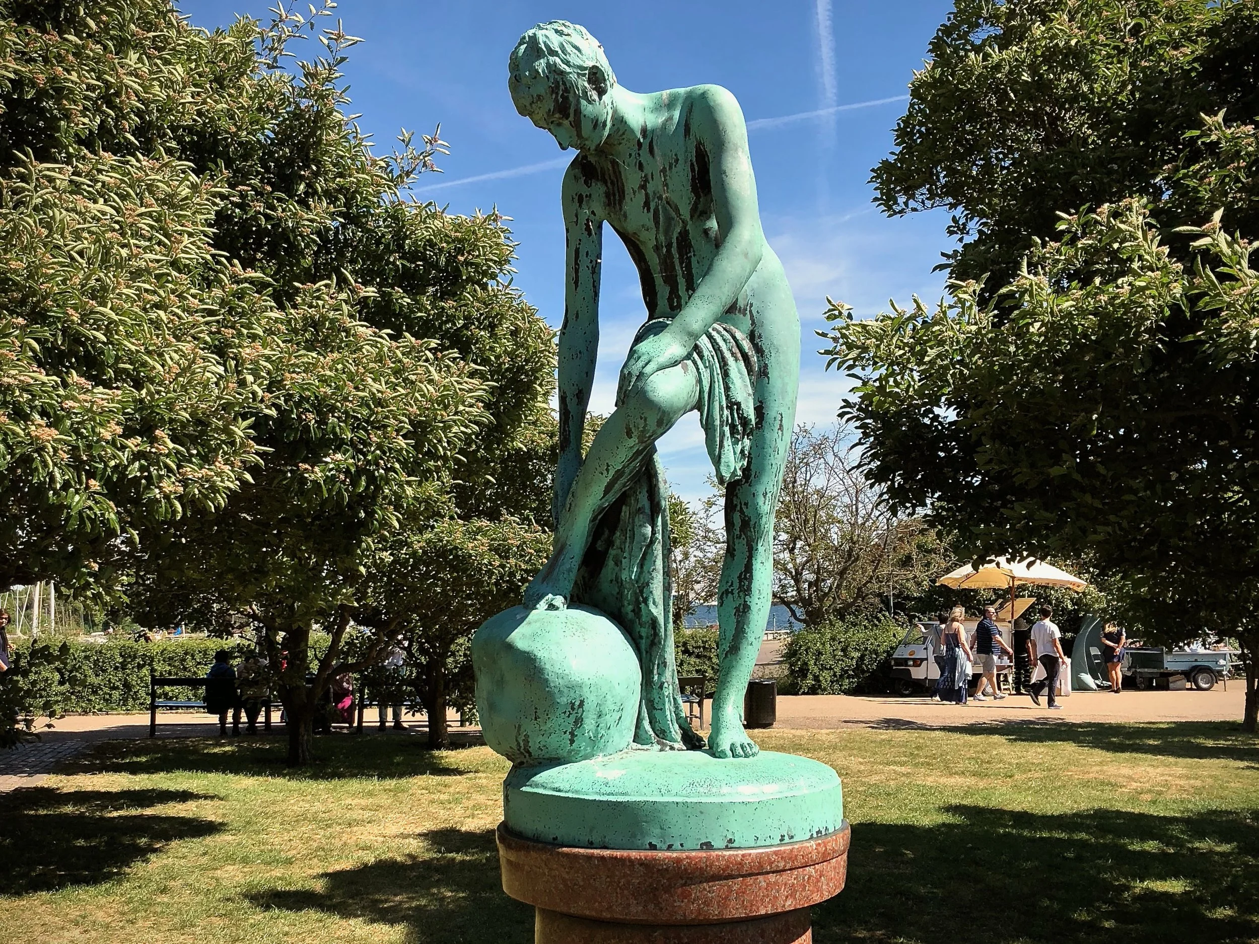 After the Bath by Carl Aarsleff