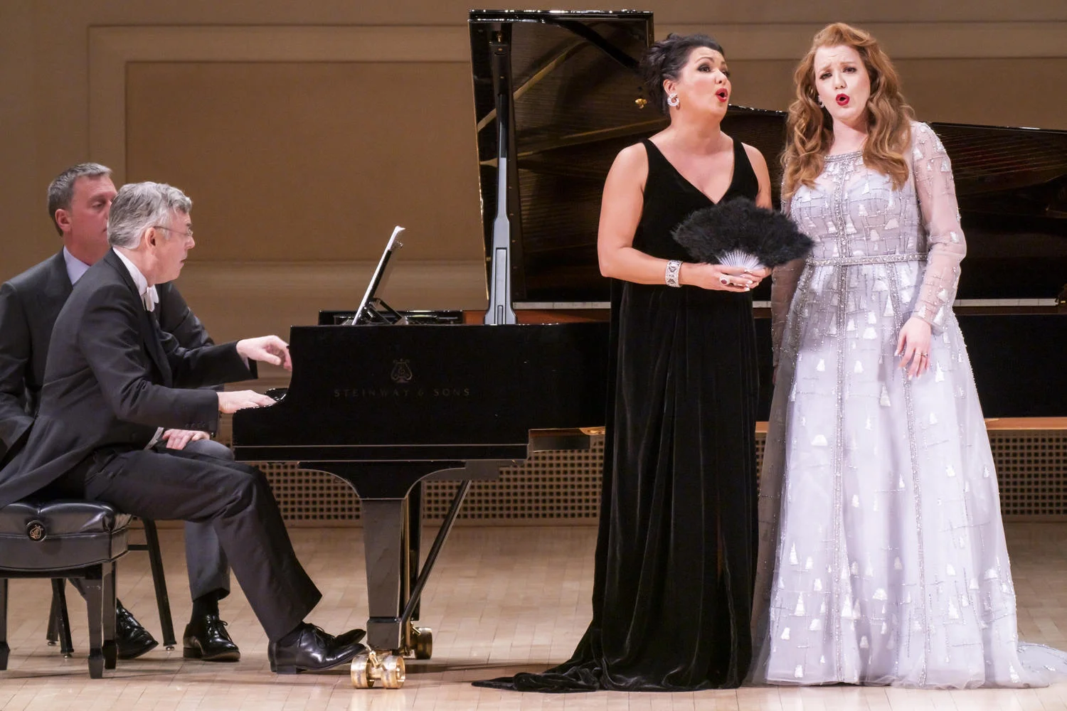 Anna Netrebko and Jennifer Johnson Cano. Photo Credit: Chris Lee
