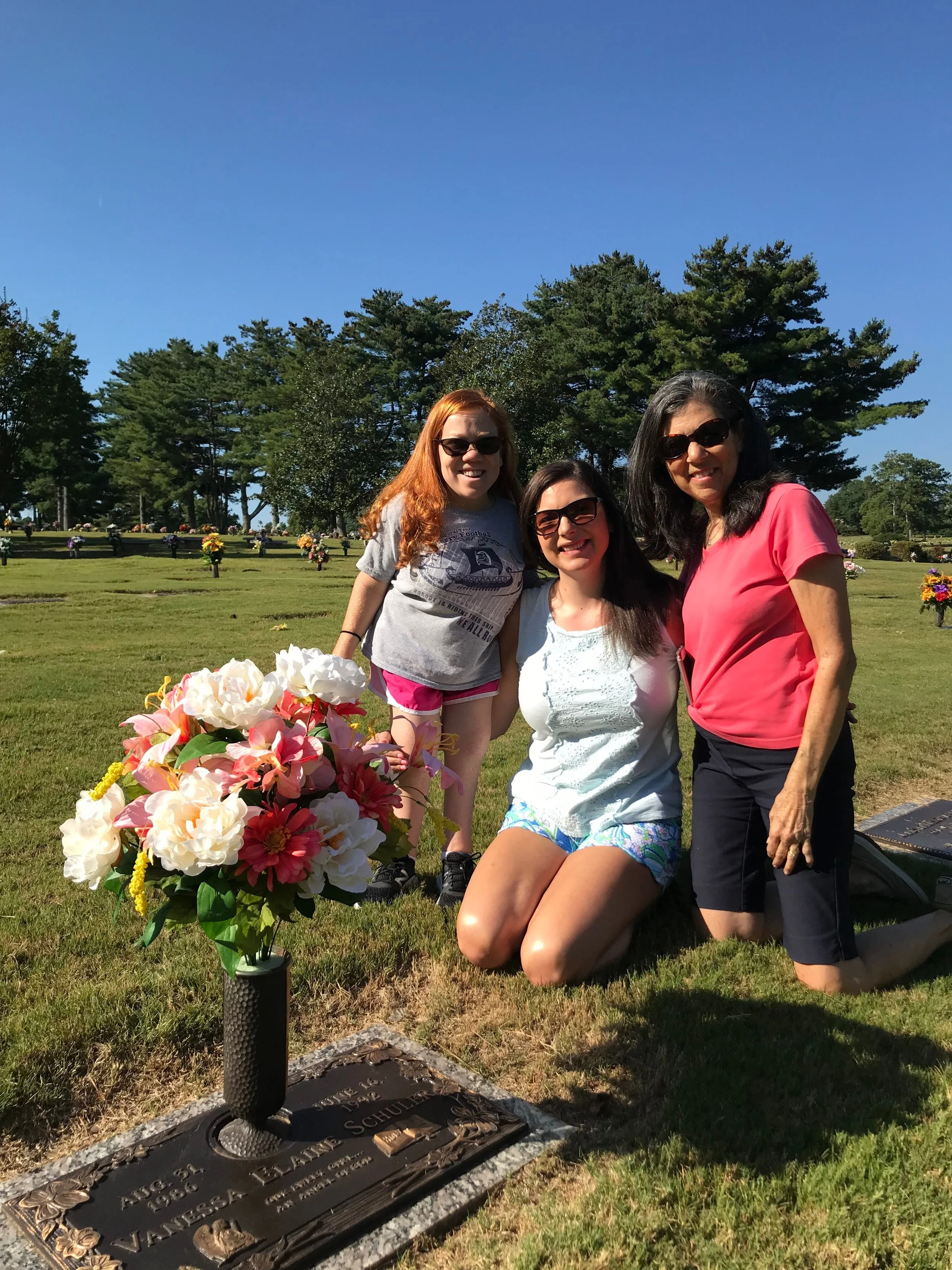 Caroline, Allison, and Jan . . . August 31, 2019