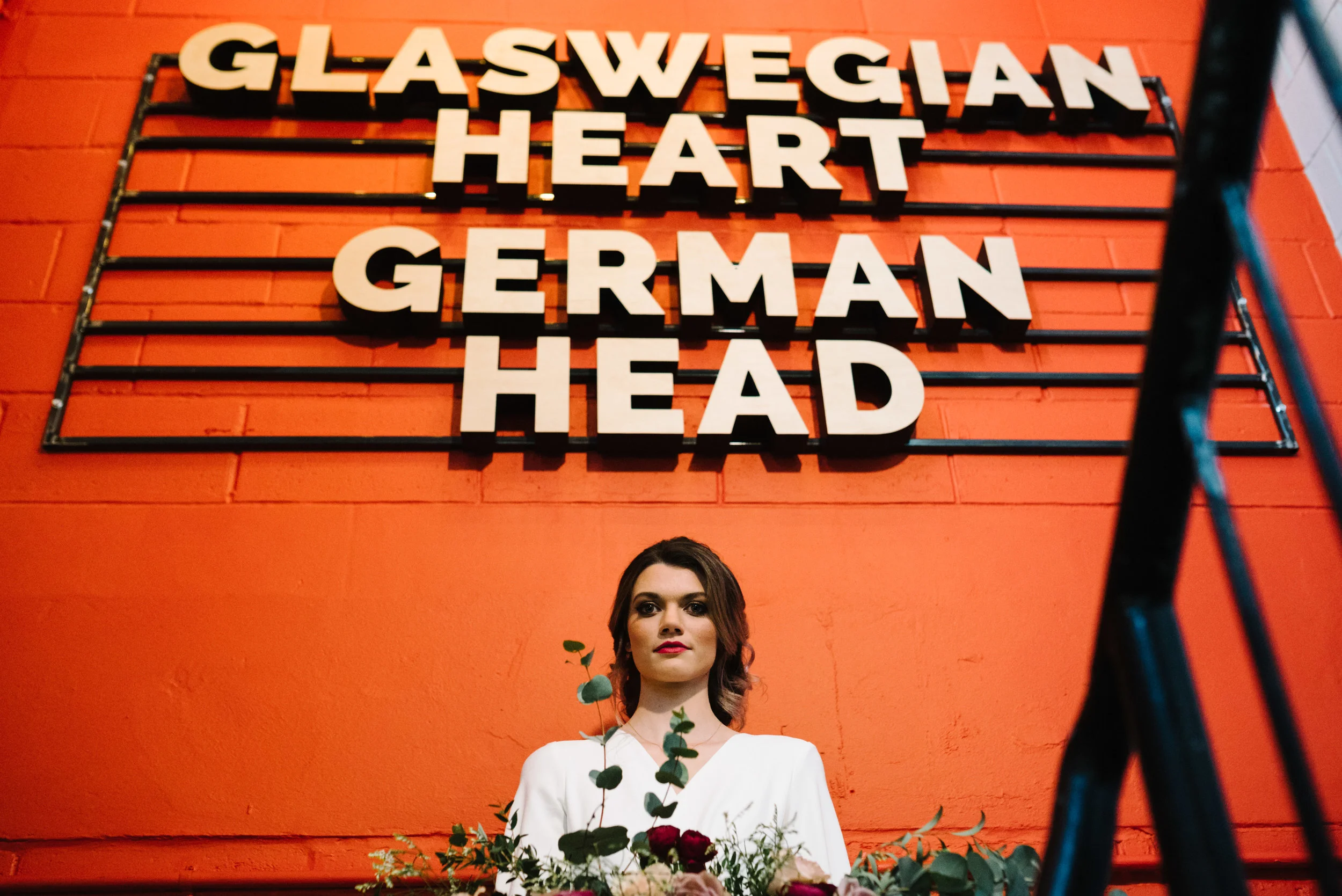 Modern Wedding Inspiration Shoot in Glasgow Brewery With a Frill Installation, Candy Floss and Neon 00180.jpg